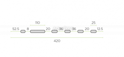 Console blanche - soudée - 420