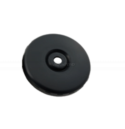 Cache pour buse de refoulement Neptun avec grille, filetage extérieur 1/2", trou 12 mm, coloris gris foncé