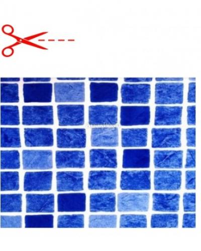 Film de piscine Renolit Alkorplan 3000 Persia Blue; 1,65 m de largeur, 1,5 mm, superficie en pieds carrés, le prix est au m2
