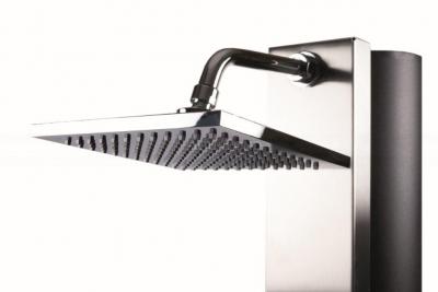 Douche solaire CRM 40 l - Pommeau inox avec rince pieds