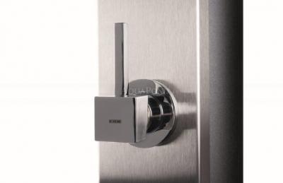 Douche solaire CRM 40 l - Pommeau inox avec rince pieds