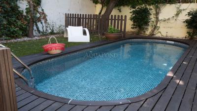 Film de piscine Renolit Alkorplan 3000 Persia Black; 1,65 m de largeur, 1,5 mm, superficie en pieds carrés, le prix est au m2