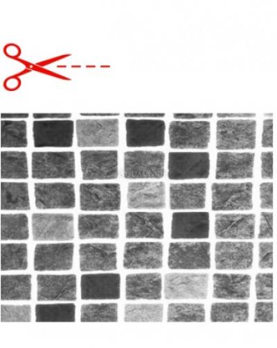 Film de piscine Renolit Alkorplan 3000 Persia Black; 1,65 m de largeur, 1,5 mm, superficie en pieds carrés, le prix est au m2