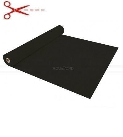 ALKORPLAN bande noire - 0,25 m de largeur, 1,5 mm, métrage - Film pour piscine, le prix est par bm