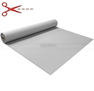 Film de piscine Renolit Alkorplan 2000 gris clair; 1,65 m de largeur, 1,5 mm, superficie en pieds carrés - le prix est au m2