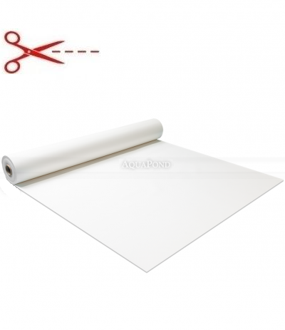 Film de piscine Renolit Alkorplan 2000 blanc; 2,05 m de largeur, 1,5 mm, superficie en pieds carrés - le prix est au m2