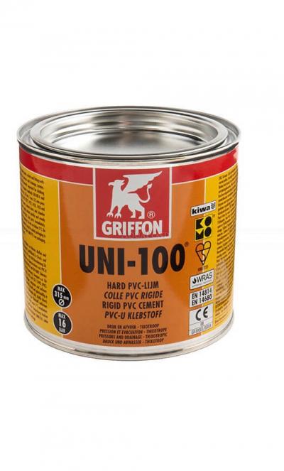 Griffon Colle PVC UNI-100 avec pinceau 1000 ml