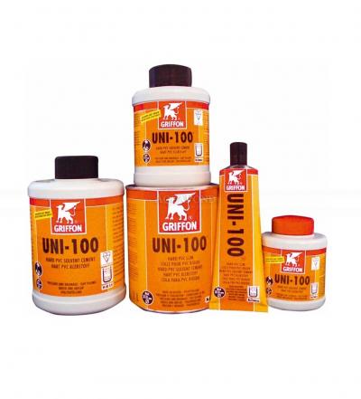 Griffon Colle PVC UNI-100 avec pinceau 1000 ml