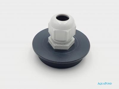 Raccord PVC - Adaptateur-PUK 50 mm / Pg13,5 avec sortie, collage / sortie Pg13,5