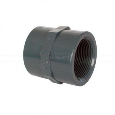 Raccord PVC - Raccord 90 mm x 3" int., DN=90 mm, collage / filetage intérieur