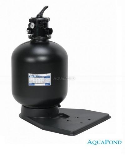 Conteneur filtrant Azur 380 avec vanne six voies sur palette
