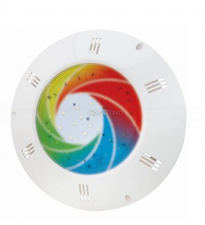 Lumière SeaMAID plate, 90 LED couleur RGB, 16 W / 12 V, 510 lm, pour piscines liner, préfabriquées et béton