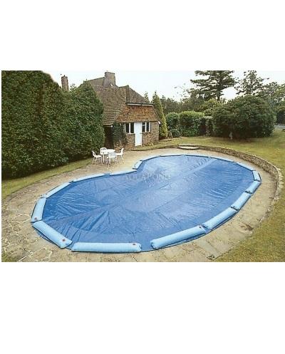 Kao teret za zimsko pokrivalo služi vreća za vodu dužine 2 m