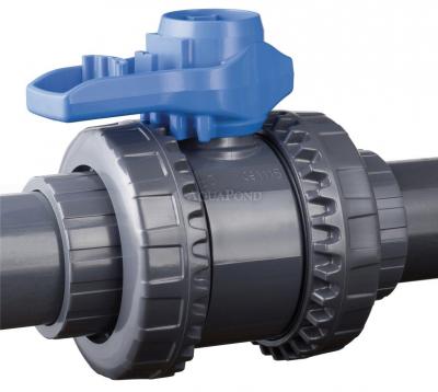 Bazenska PVC kuglasta slavina Easyfit 50 mm lijepljenje / lijepljenje