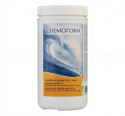 Chemoform Aqua Blanc - tablete kisika mini O2 1kg (komponenta 1), tableta 20 g, kalij, monosulfat 99%