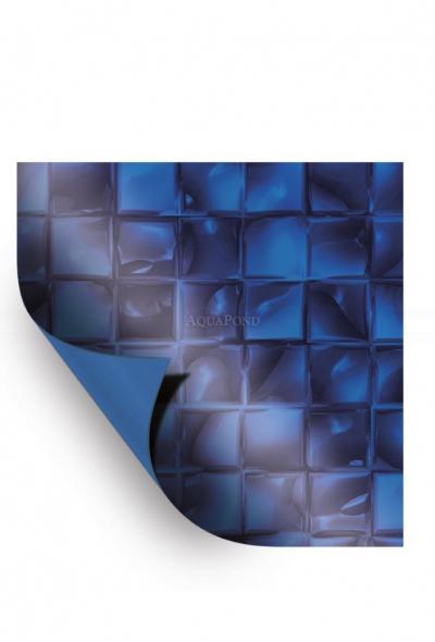 AVfol Decor - Mosaic Blue Electric; Širina 1,65 m, 1,5 mm, rola 25 m - Folija za bazen