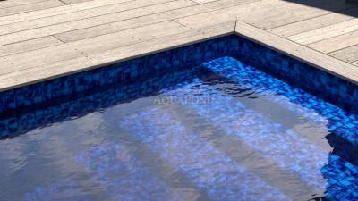 AVfol Decor - Mosaic Blue Electric; Širina 1,65 m, 1,5 mm, rola 25 m - Folija za bazen
