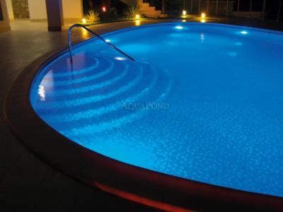 Mini LED svjetlo ZODIAC RGBW šareno 24 W, 505 lm, vanjski navoj 1,5", za bazene s folijom