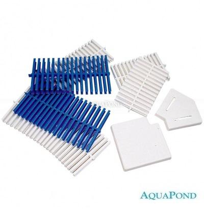 Kut preljevne rešetke, rolo rešetka - (za pravokutne bazene) 196 mm, cijena je za 1 komad