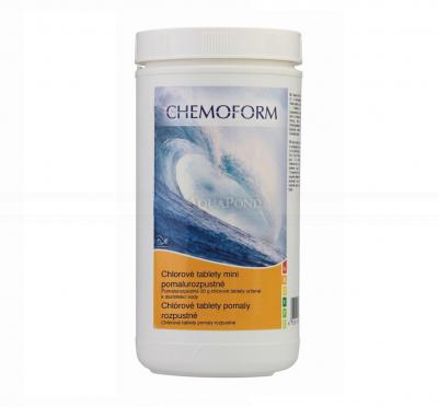 Chemoform klor tablete Mini 1 kg, tablete 20 g, sporo topljive