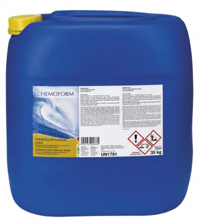 Chemoform Chemoclor Stabil – Natrijev hipoklorit 35 kg, stabiliziran, tekući klor