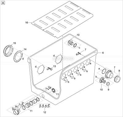 Rezervni dijelovi za Oase ProfiClear Premium XL - ispisni modul - gravitacijska verzija