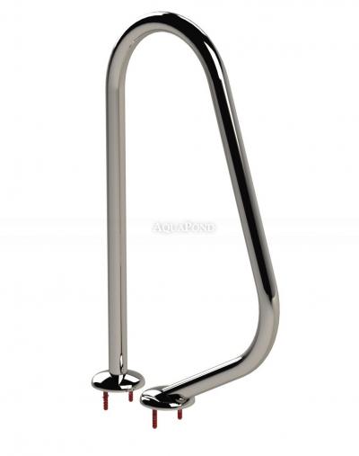 Eichenwald Ideal - Rukohvat za ljestve tip 150R, dimenzija 450 x 800 mm s rozetom, AISI 316