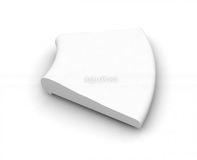 Rub bazena Radius R50 cm, umjetni bijeli pješčenjak