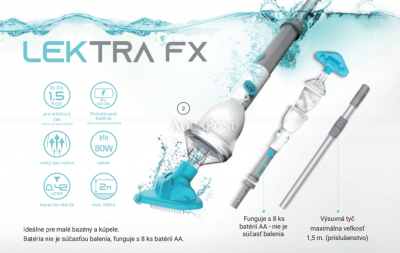 Kokido LEKTRA™ FX bežična baterija za SPA i usisivač za bazen