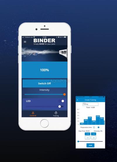 BINDER HydroStar BGA 215 Single, Plus-System s aplikacijom - sadržaj paketa: turbina, upravljačka kutija, daljinski upravljač IP67