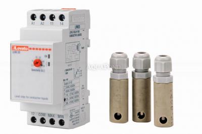 Elektronički automatski nadzor razine + 3x sonda (na DIN tračnici)