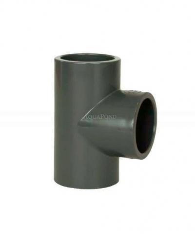PVC fazonski komad - T-komad 90° DN=63 mm, d=75 mm, lijepljenje / lijepljenje