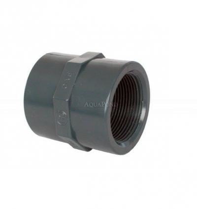 PVC spojnica - Adapter smanjen 40-32 x 1 1/4" int., lijepljenje / unutarnji navoj