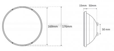 SeaMAID LED IN, PAR 56, 90 LED RGB, 16W/12V, 510 lm