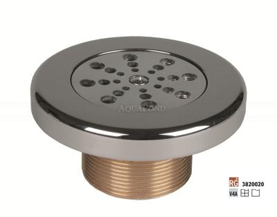 Hugo Lahme beömlő fúvóka, zárható, vörös bronz, külső menet 1 1/2", hossz 40 mm, AISI, kerámia és előregyártott medencékhez
