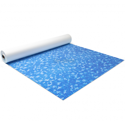 ALKORPLAN 3K - Byzance Blue; 1,65m szélesség, 1,5mm, 25m tekercs - Medence fólia