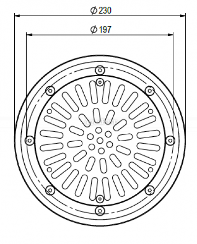 Rozsdamentes acél rács padlóürítőhöz