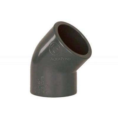 PVC idom - könyök 45° 32 mm