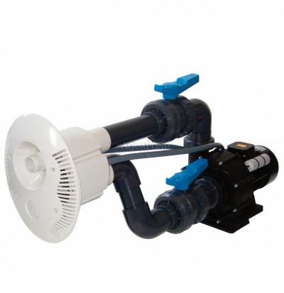 Controcorrente V-JET 66 m3/h, 230 V, 2,2 kW, per foil e basi prefabbricate. tubo Ø 75 mm