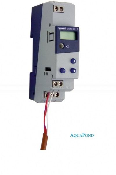 Termostato digitale su guida DIN (per centralino)
