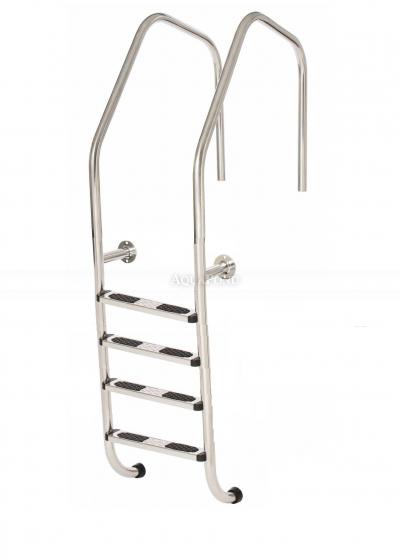 Scala Monaco in acciaio inox 4 gradini, AISI 316