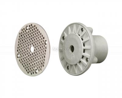 Bocchetta da pavimento Kripsol per cemento compresa griglia in acciaio inox