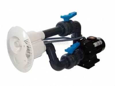 Controcorrente V-JET 66 m3/h, 400 V, 2,2 kW, per piscine liner e prefabbricate, raccordi e tubi Ø 63 mm