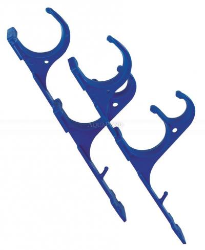 Supporto per asta telescopica e accessori - a parete