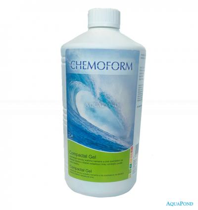 Chemoform Gel compatto 1 l, detergente forte per pareti piscina