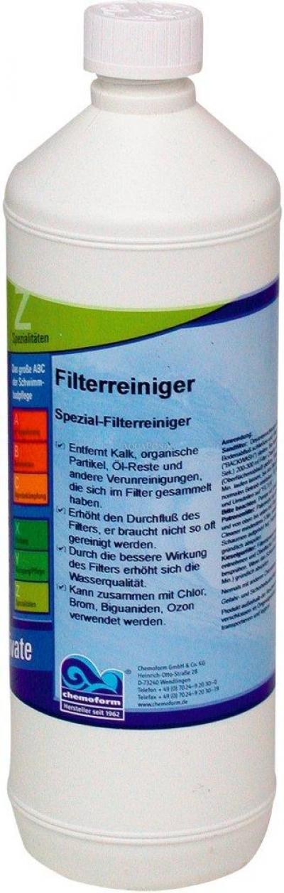 Chemoform Filter Cleaner 1 l, detergente per filtri, aumenta il flusso e l`efficienza della sabbia filtrante