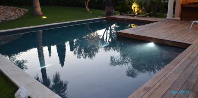 Luce SeaMAID MINI 9 LED RGB colorati, installazione nella bocchetta, per piscine con liner e prefabbricate
