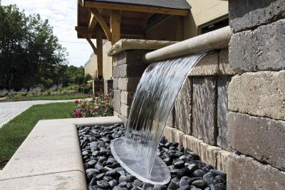 Oase Silent Splash 60 - elemento in acciaio inox per cascata
