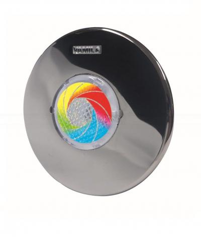 MINI Tube - elemento in acciaio inox VAMILA - 9 LED RGB colore, 8,2 W - per piscine prefabbricate