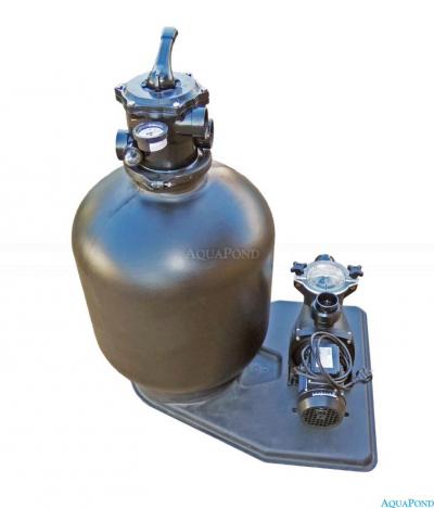 Dispositivo di filtrazione Azur KIT 480 su pallet con pompa Preva 50, 9 m3/h senza tubo di collegamento